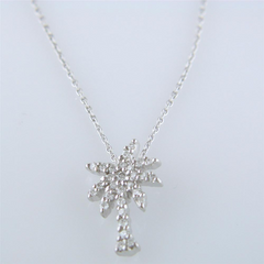 Roberto Coin TINY TREASURES DIAMOND PALM TREE NECKLACE Pendant