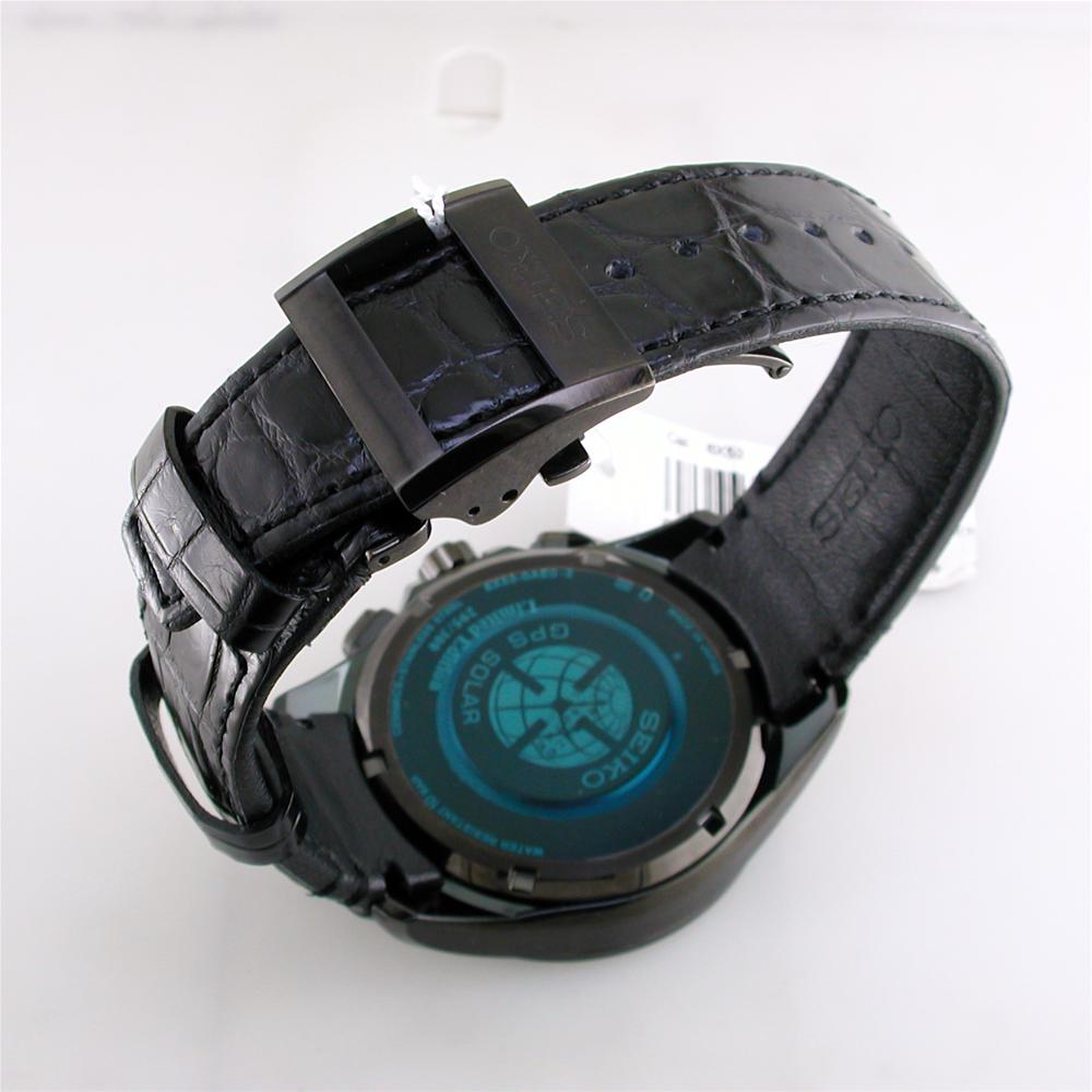 Seiko Astron Solar GPS Black Blue Watch Limited Edition for USA 44.6mm Watch SSE067
