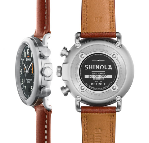 Shinola Gents 41mm Runwell Chronograph Cool Grey Dial Watch 20001113