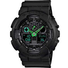 Casio G-Shock Neon Green & Black Analog Digital Watch GA100C-1A3CR