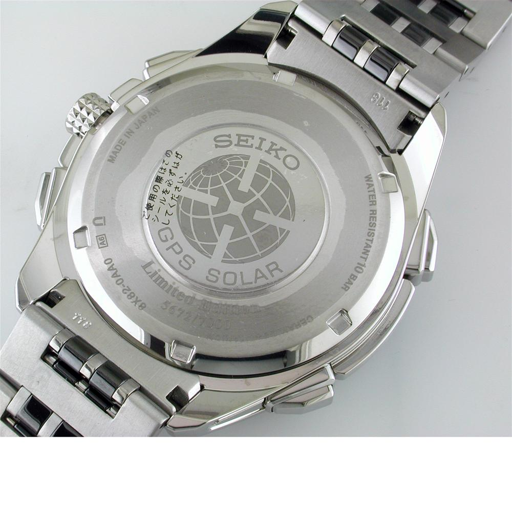 Seiko Astron 2014 Limited Edition GPS Solar Titanium ceramic White Dial Watch 45mm SSE001
