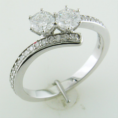 Forevermark "Ever Us" Two Stone Diamond Ring 18K