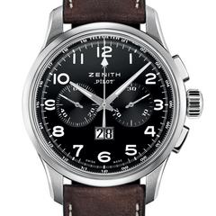 Zenith Pilot Big Date Special Black Chronograph Watch