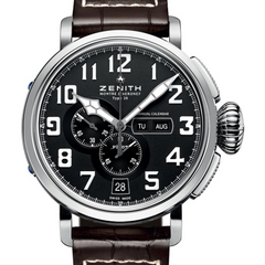 Zenith Pilot Montre D'Aeronef Type 20 Annual Calendar Chronograph Watch 48mm