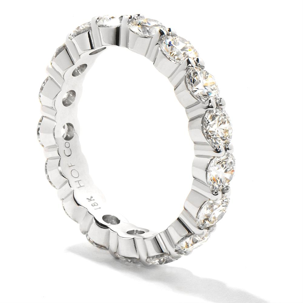 Hearts on Fire Multiplicity Single Row Diamond Eternity Band Platinum
