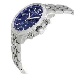 Tissot PRC 200 Quartz Chrono Blue Dial Stainless Steel Watch T0554171104700