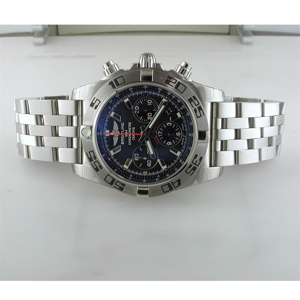 Breitling Chronomat 44 Flying Fish Chronograph Automatic Watch Boxes Papers Warranty AB011610