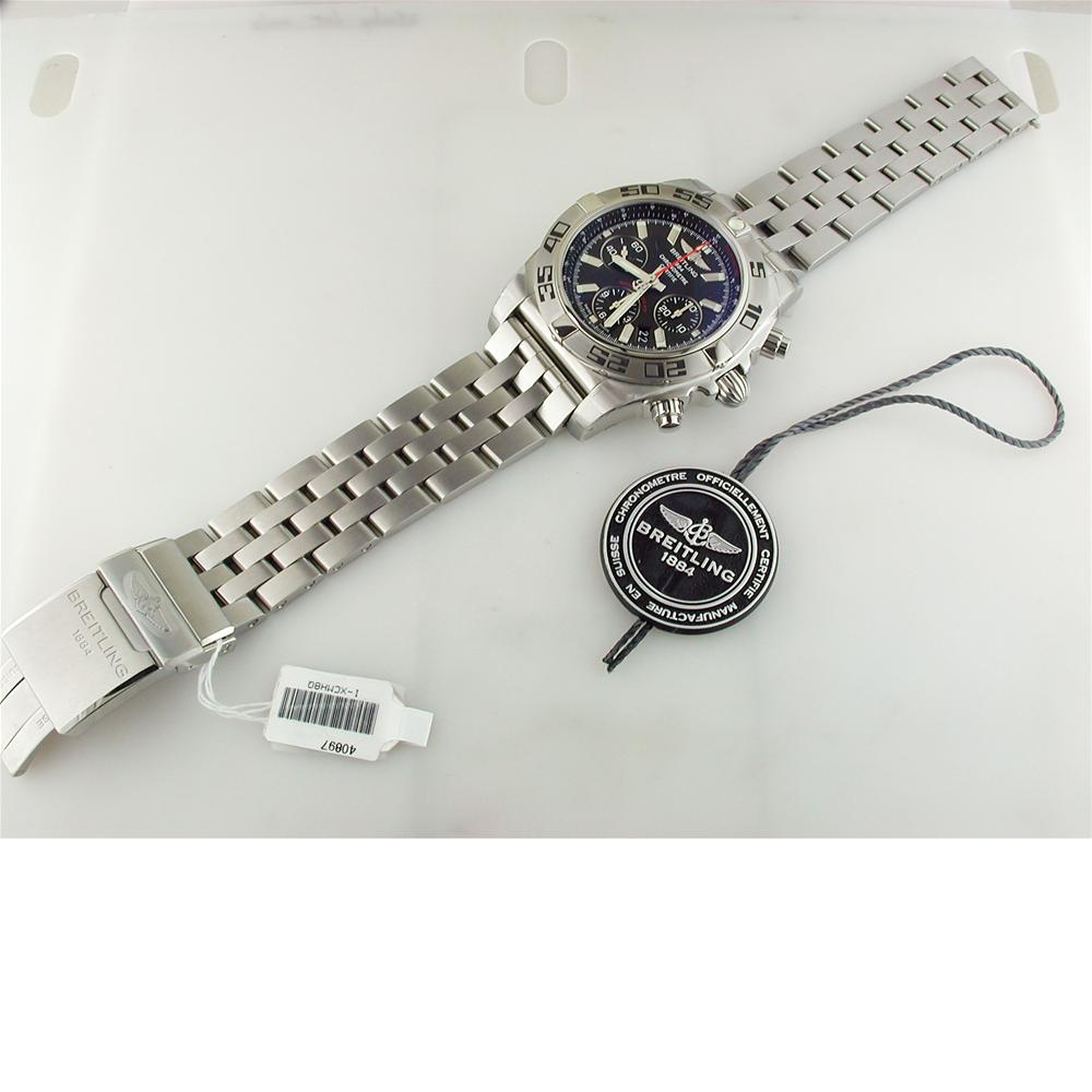 Breitling Chronomat 44 Flying Fish Chronograph Automatic Watch Boxes Papers Warranty AB011610