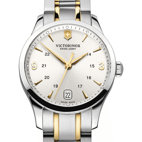 Victorinox Swiss Army Alliance Silver Dial Ladies Steel Small Watch 241543