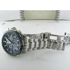 Seiko Astron GPS Solar Titanium Blue Dial Ceramic Bezel 44.6mm Watch SSE005