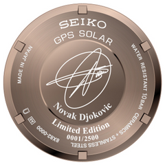 Seiko Astron Novak Djokovic Limited Edition GPS Solar Rose Gold Watch SSE022