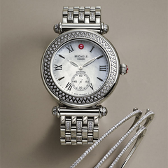Michele "Caber" Diamond Watch Head & Bracelet