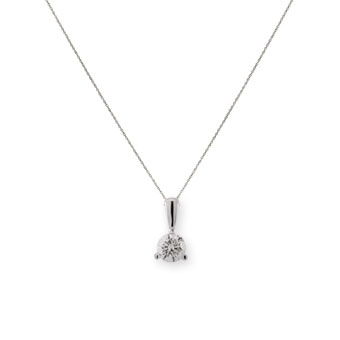 Forevermark Round Diamond Solitaire Pendant Necklace