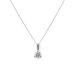 Forevermark Round Diamond Solitaire Pendant Necklace