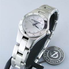 Baume & Mercier Linea Diamond Mother of Pearl Dial 27mm Ladies Watch 10011