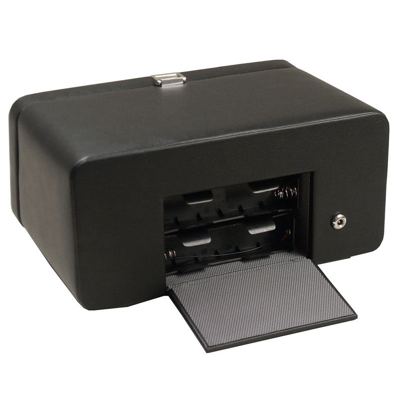 Wolf Designs Windsor Double Module 2.5 Black Leather Watch Winder with cover