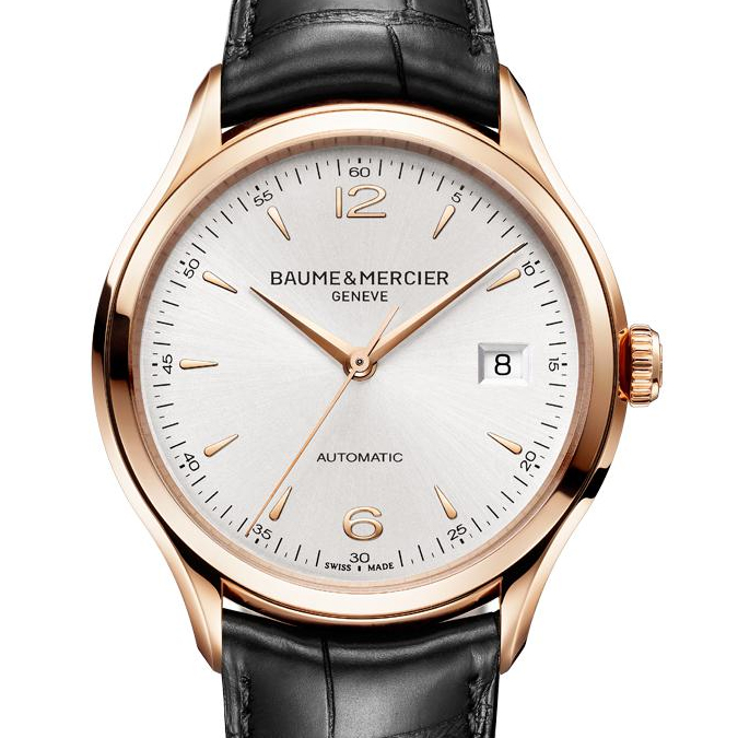 Baume & Mercier Clifton 18K Red Gold 39mm Men's Automatic Watch 10058