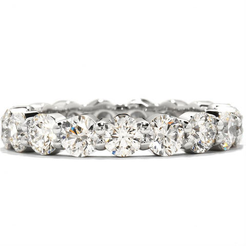 Hearts on Fire Multiplicity Single Row Diamond Eternity Band Platinum