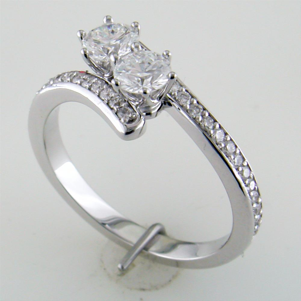 Forevermark "Ever Us" Two Stone Diamond Ring 18K