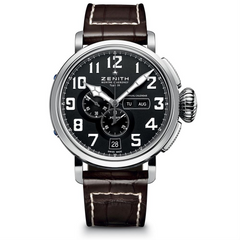 Zenith Pilot Montre D'Aeronef Type 20 Annual Calendar Chronograph Watch 48mm