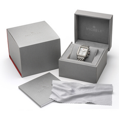 Michele Tahitian White Ceramic Diamond Watch