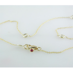 Roberto Coin DIAMONDS BY THE INCH 5 STATION DIAMOND NECKLACE Yellow Gold