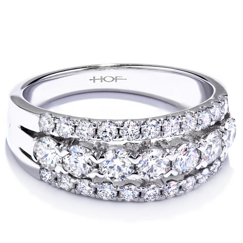 Hearts on Fire Enjoyment Right Hand Diamond Right Hand Ring Wedding Band