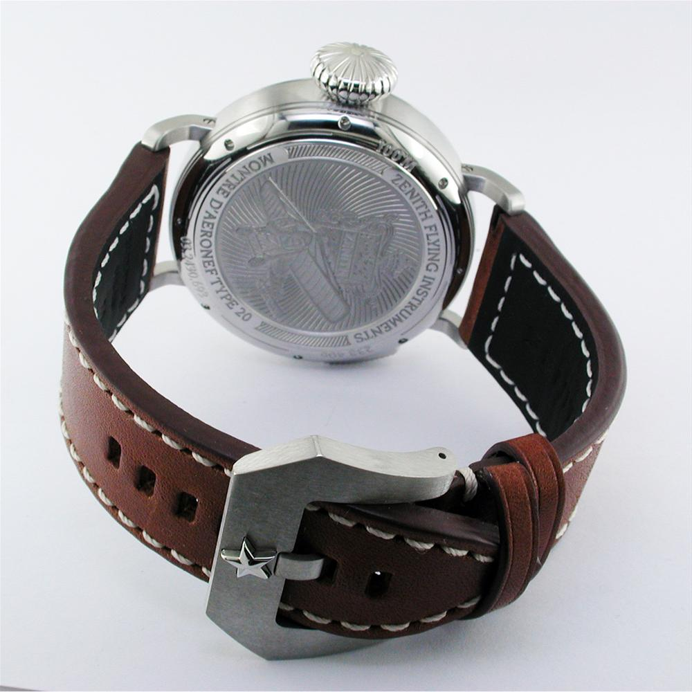 Zenith Pilot Type 20 GMT Automatic Steel Black Dial Watch 48mm 03.2430.693/21.C723