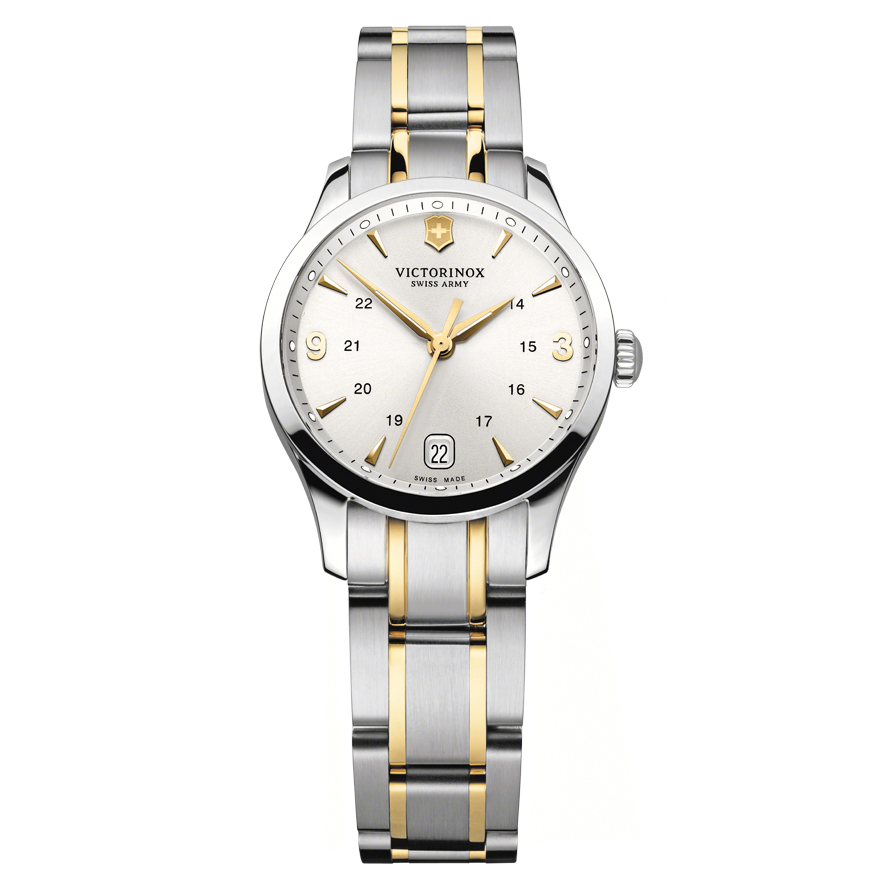 Victorinox Swiss Army Alliance Silver Dial Ladies Steel Small Watch 241543