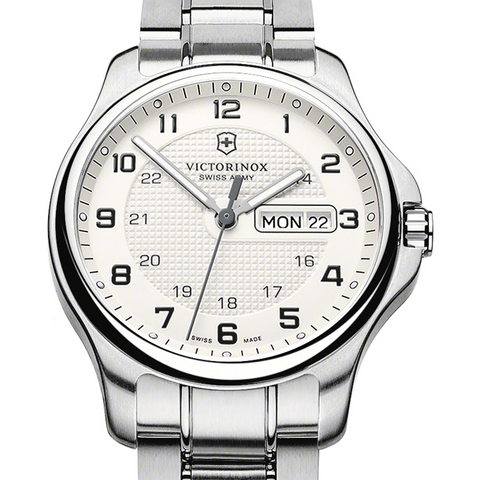 Victorinox Swiss Army Officers Day  Date Steel Men's Watch 241551