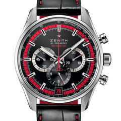 Zenith El Primero Red Steel Chronograph 36,000 VPH Watch