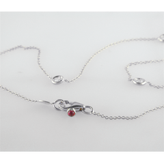 Roberto Coin DIAMONDS BY THE INCH 5 STATION DIAMOND NECKLACE White Gold