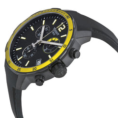Tissot Quickster Chronograph 42mm Football Black & Yellow Watch T0954493705700