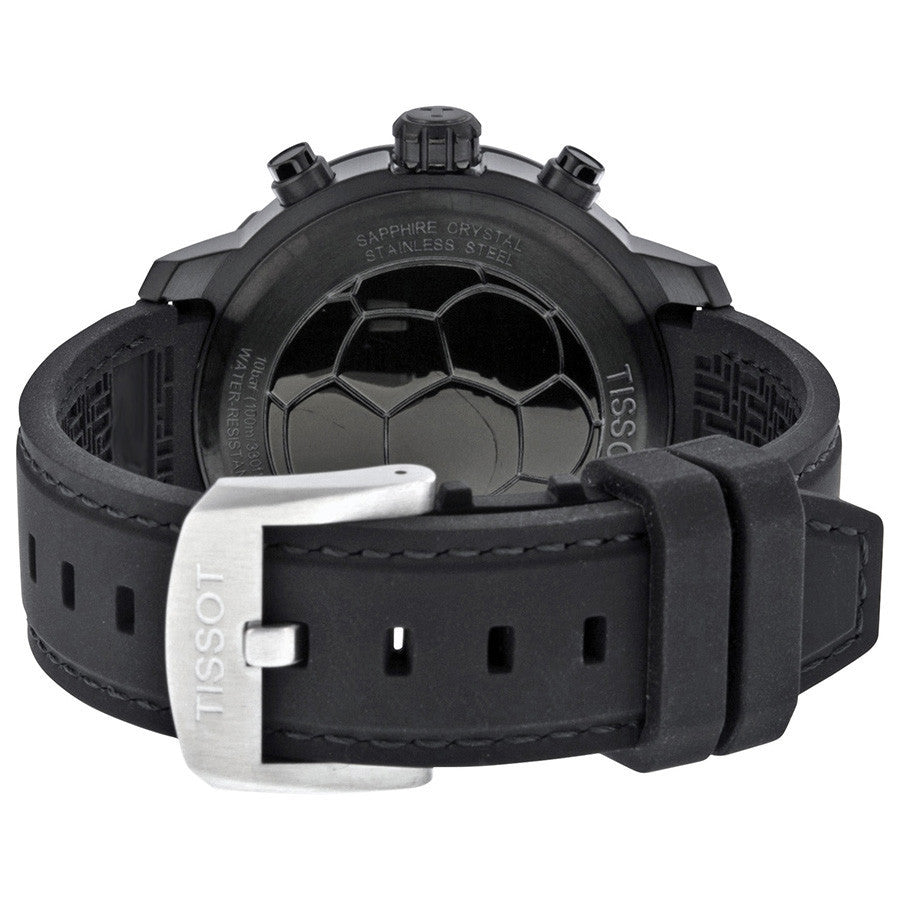 Tissot Quickster Chronograph 42mm Football Black & Yellow Watch T0954493705700